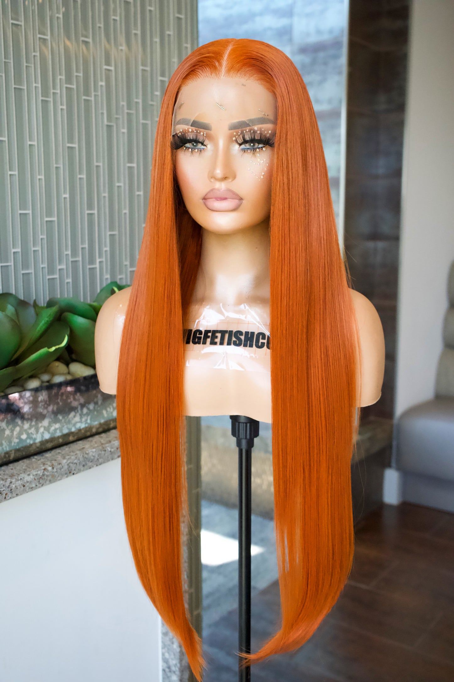 HD LACE 13x6 PREMIUM FIBER 30” WIG- Unit GINGER (PRE ORDER)
