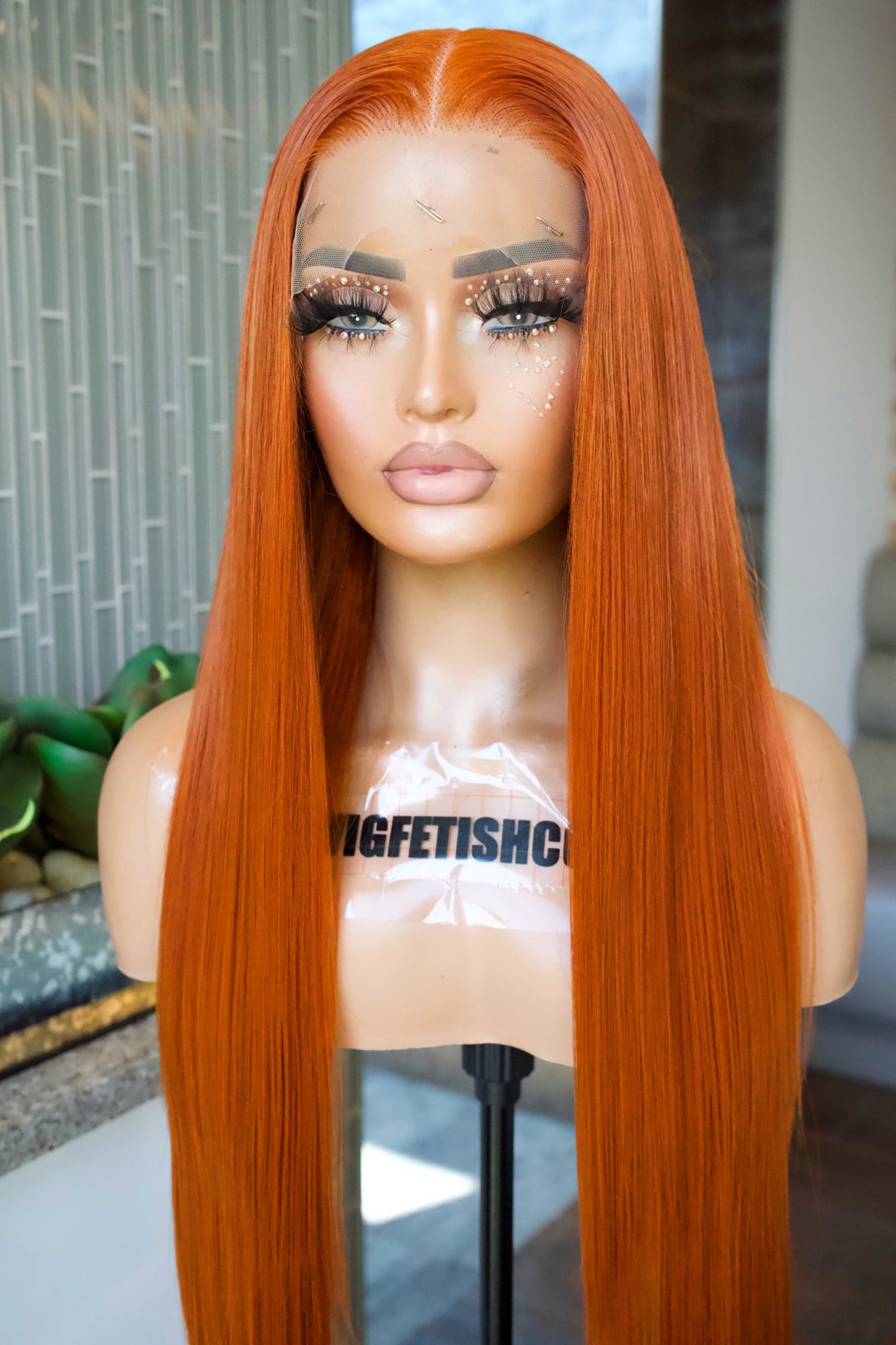 HD LACE 13x6 PREMIUM FIBER 30” WIG- Unit GINGER (PRE ORDER)