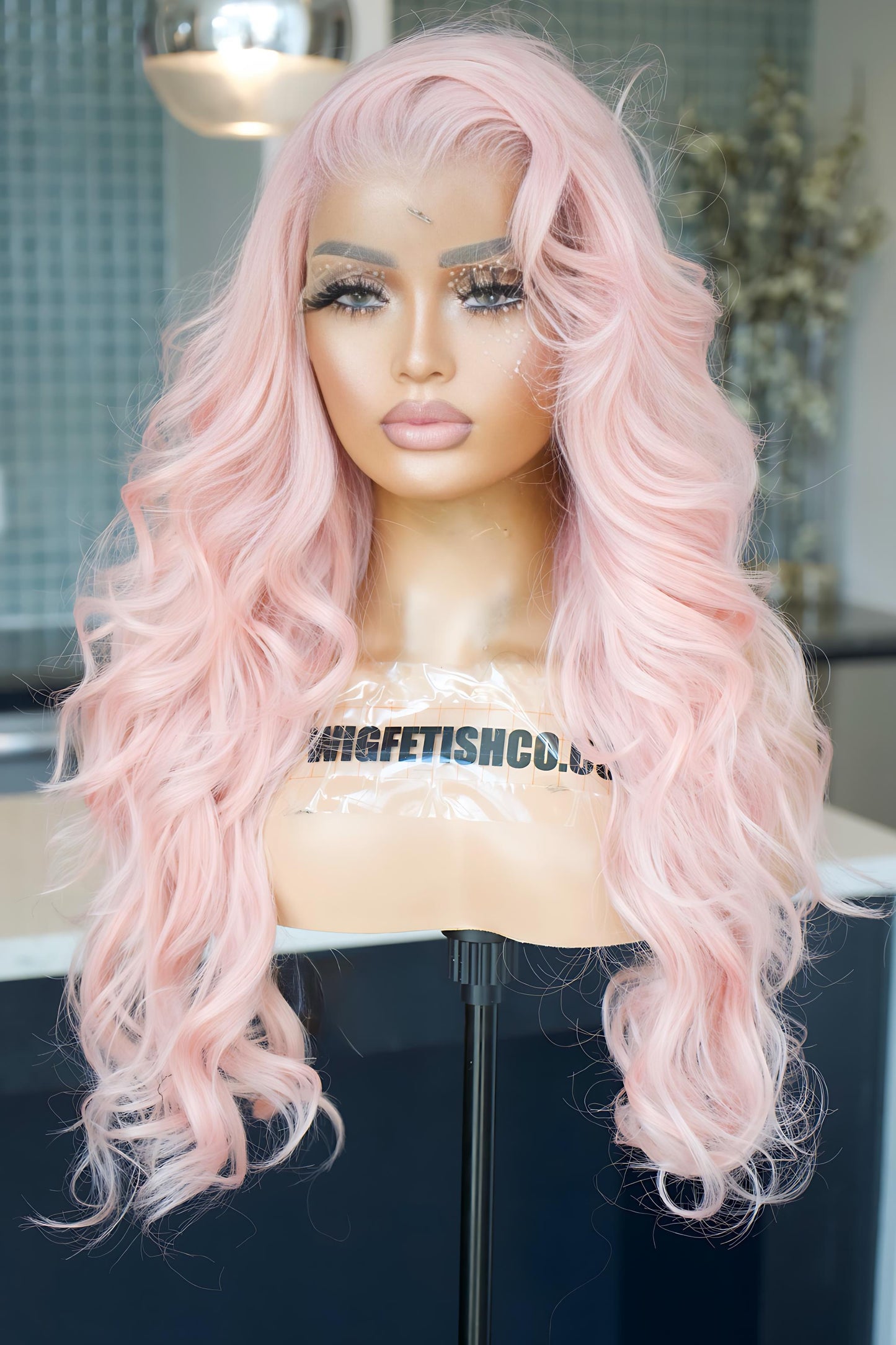 HD LACE 13x6 26” Heat Resistant Synthetic Blend Wig - PINKY