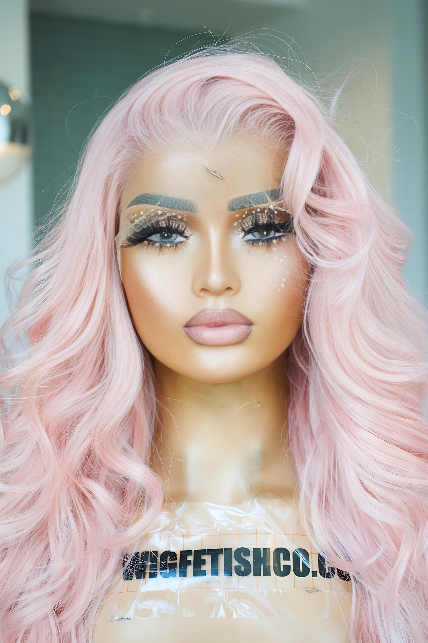 HD LACE 13x6 26” Heat Resistant Synthetic Blend Wig - PINKY