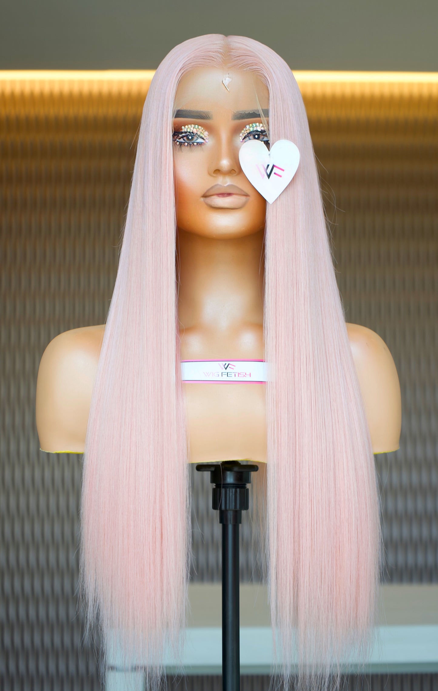 FLASH SALE ⚡️26” PINK Synthetic Blend Heat Resistant HD Lace 13x6 Frontal Wig