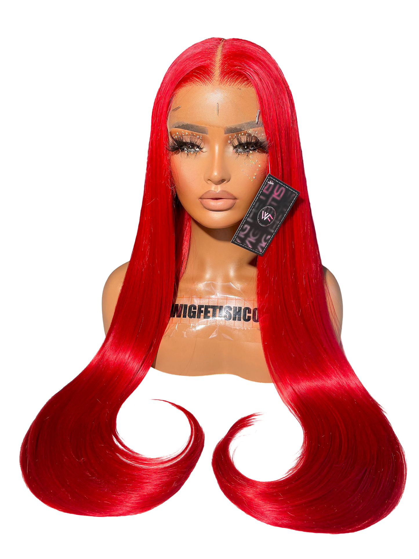 30” Synthetic Blend Heat Resistant HD Lace 13x4 Frontal Wig - Unit WFC RUBY