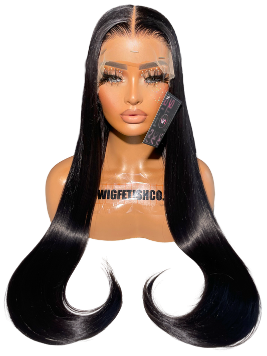 HD LACE 13x6 Pre-Plucked 30” Synthetic Blend Lace Frontal Wig - Unit KIM
