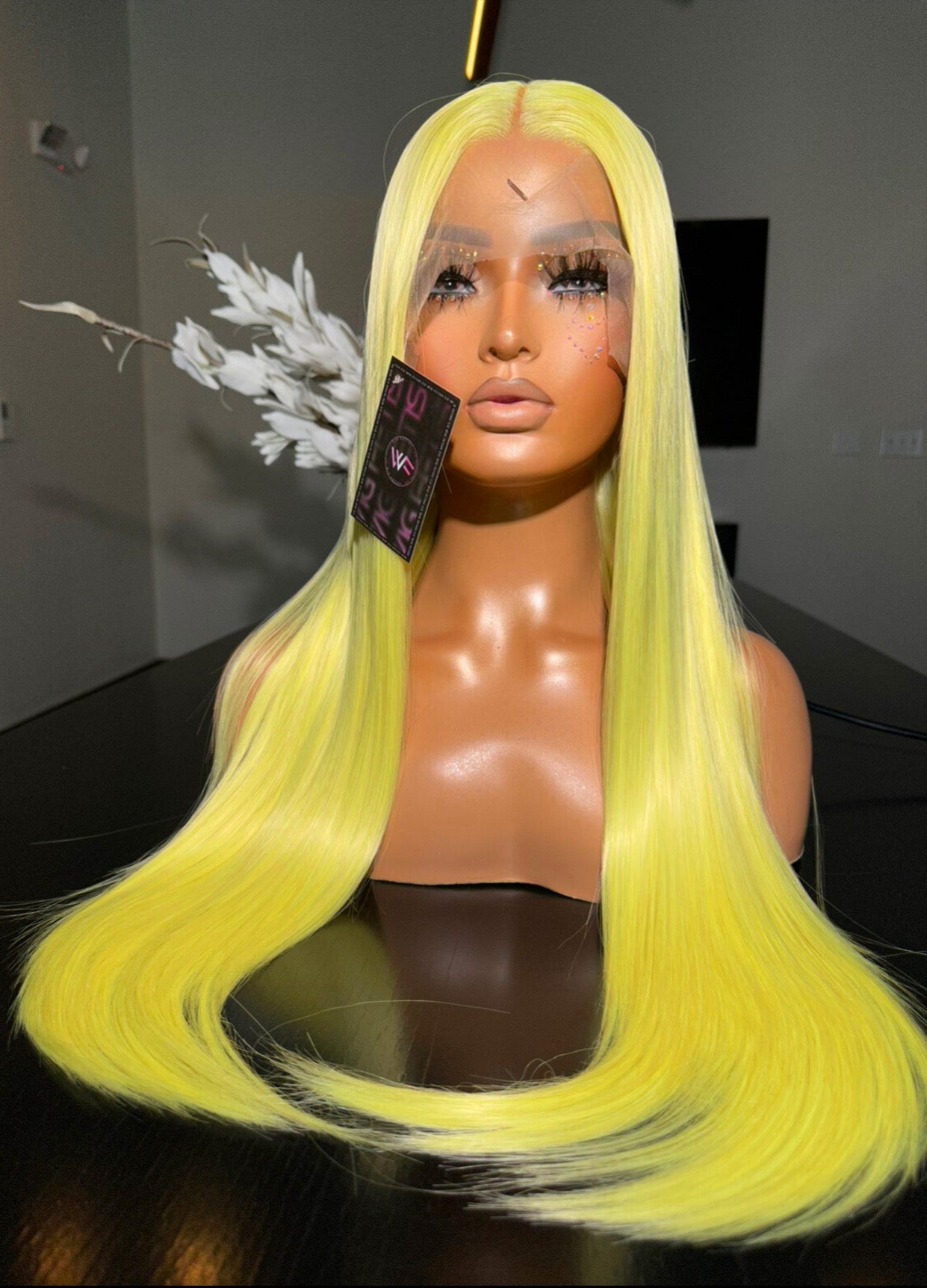 13x3 26” Premium Synthetic Heat Resistant Lace Frontal Wig - Unit WFC 013