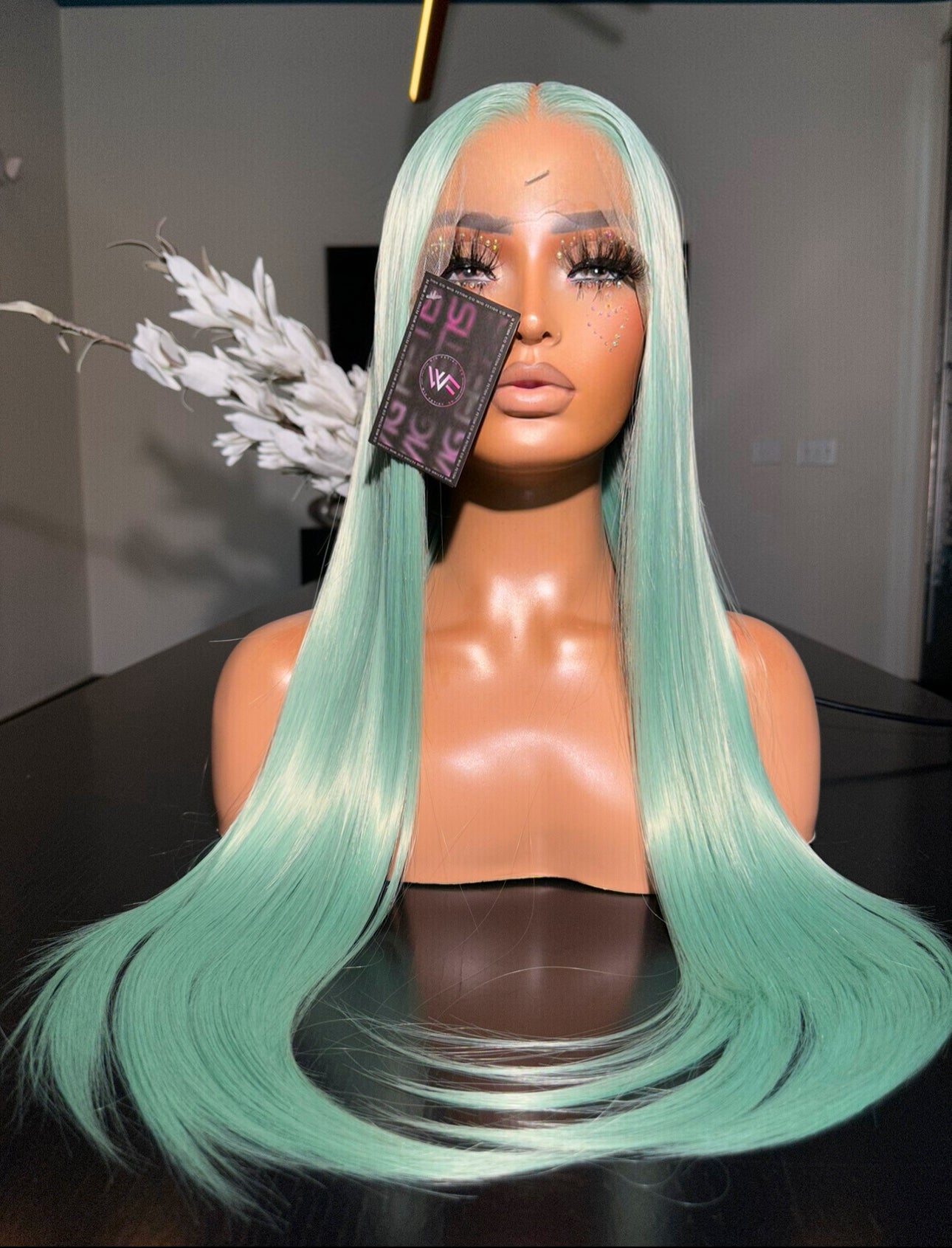 13x3 26” Premium Synthetic Heat Resistant Lace Frontal Wig - Unit WFC 32