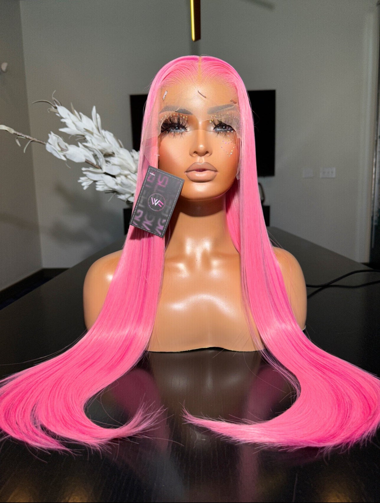 26” Synthetic Blend Heat Resistant Lace Frontal Wig - Unit WFC 41