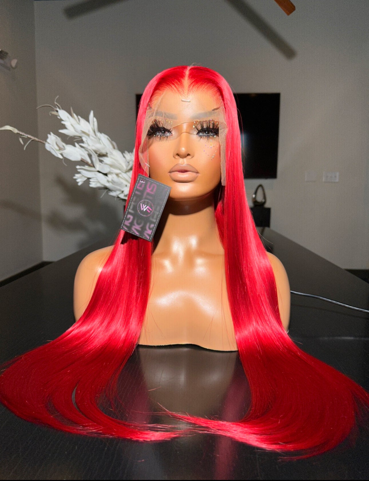26” Synthetic Blend Heat Resistant Lace Frontal Wig - Unit WFC 34