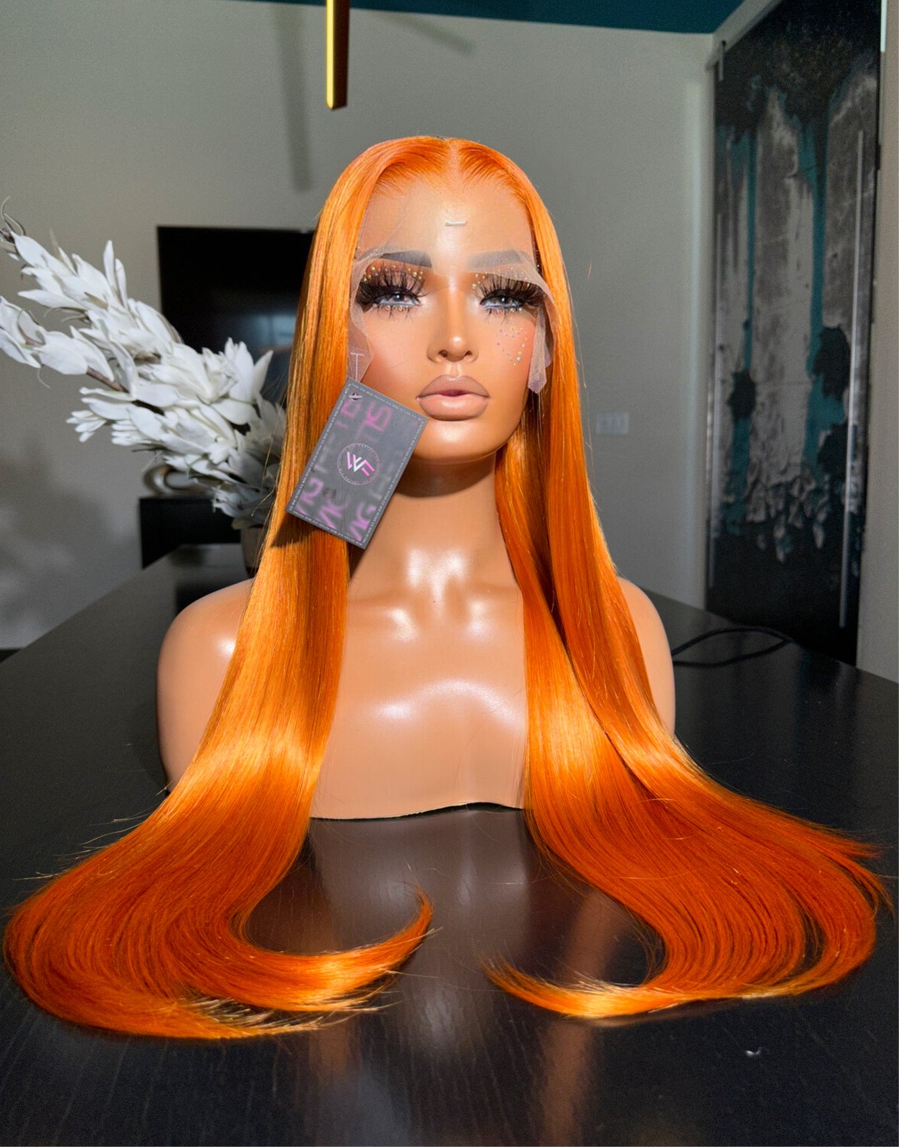 26” Synthetic Blend Heat Resistant Lace Frontal Wig - Unit WFC 42