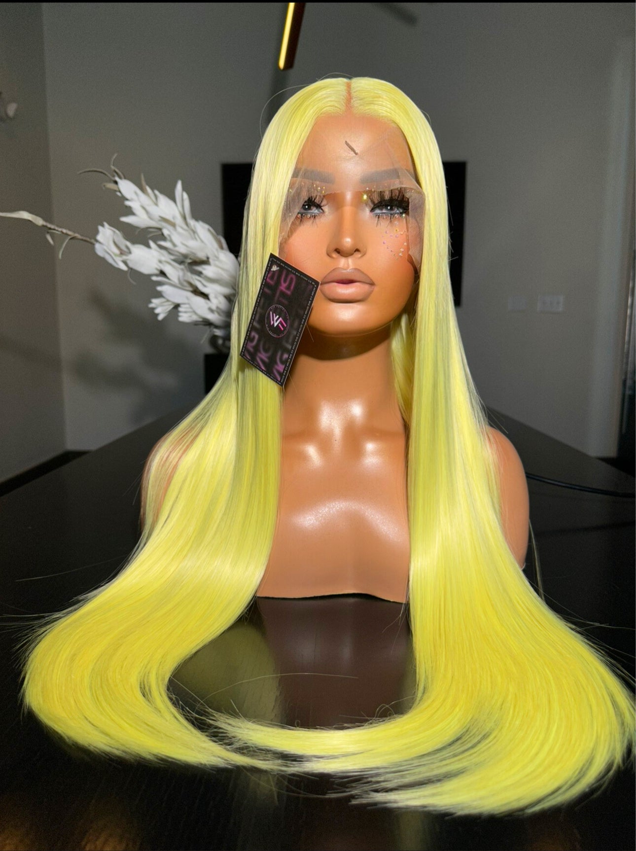 13x3 26” Premium Synthetic Heat Resistant Lace Frontal Wig - Unit WFC 013