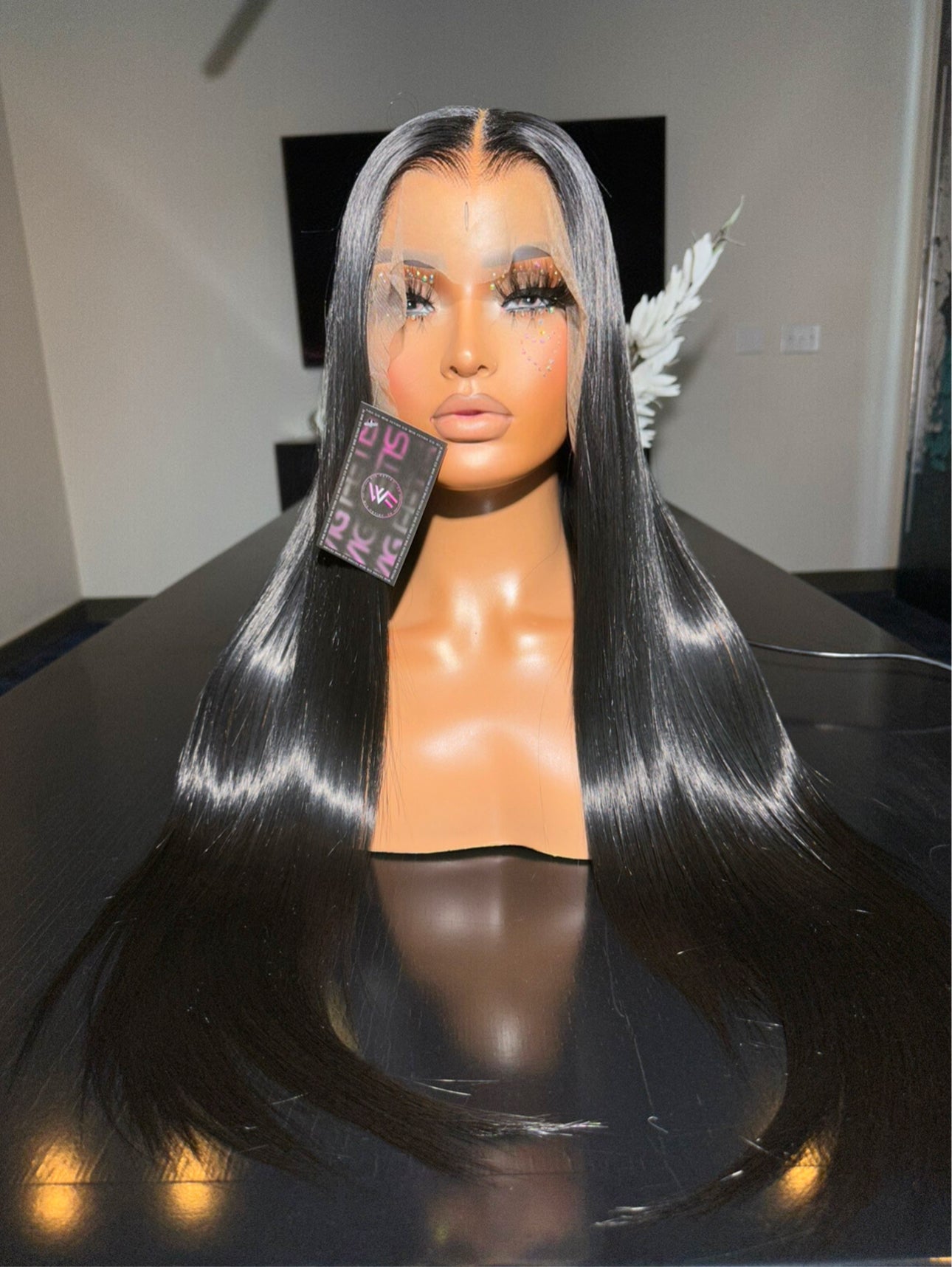 13x6 Pre-Plucked 30” Synthetic Blend Lace Frontal Wig - Unit WFC 6 (Pre order 5-10 business days)