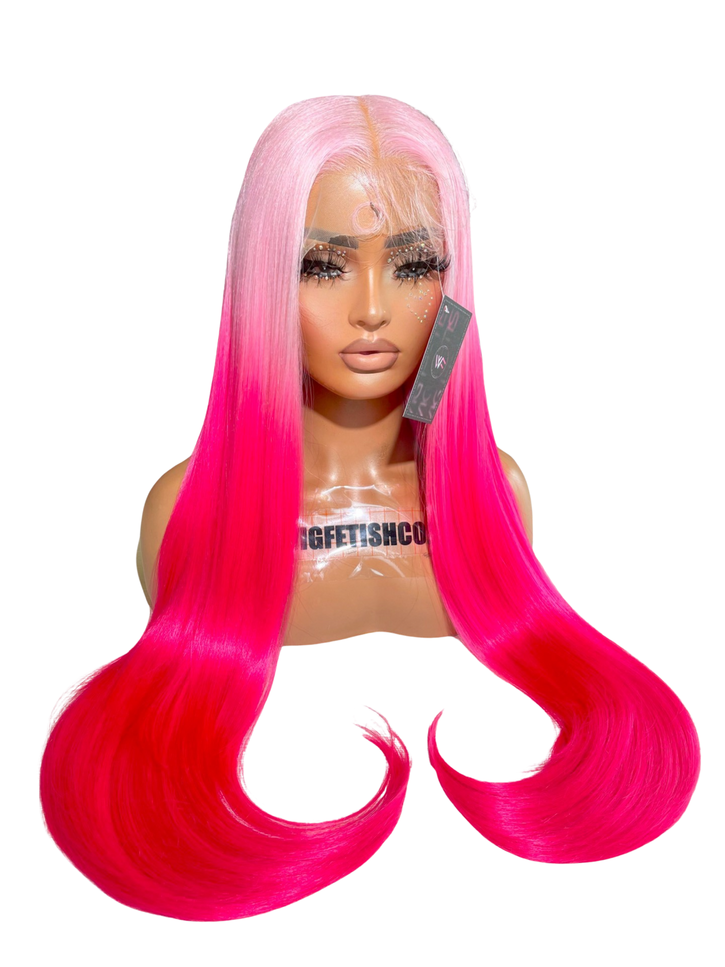 HD LACE 13x6 Pre-Plucked 30” Synthetic Blend Heat Resistant Lace Frontal Wig - PINKFRIDAY