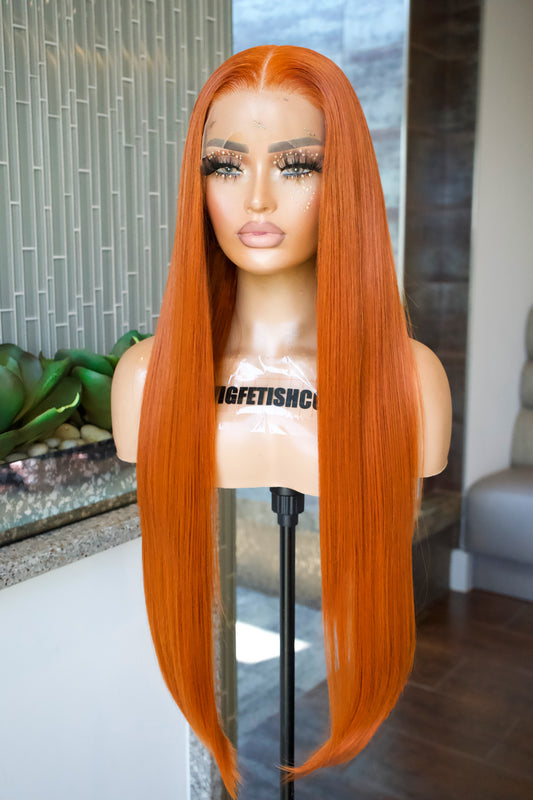 HD LACE 13x6 PREMIUM FIBER 30” WIG- Unit GINGER (PRE ORDER)
