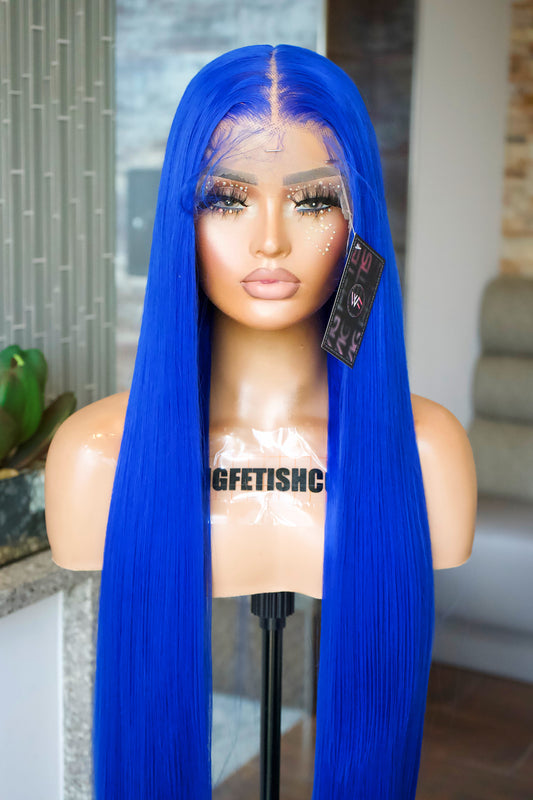 30” Synthetic Blend Heat Resistant Lace Frontal Wig - Unit ROYAL