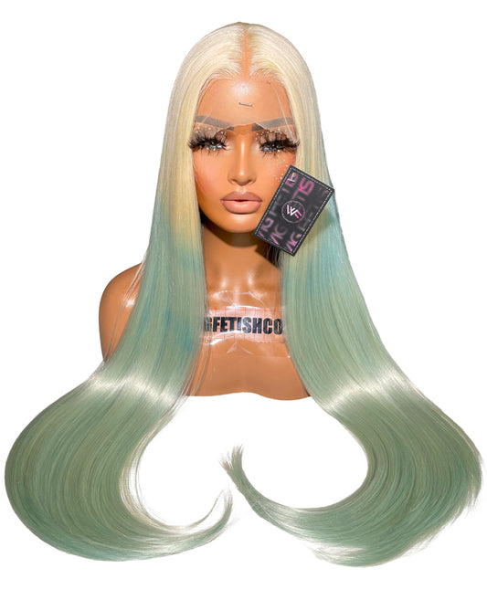HD LACE 30 INCH T PART (GLUELESS) CUSTOM COLORED WIG