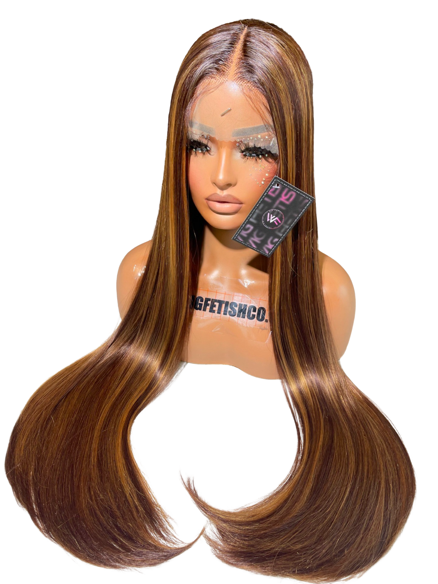 HD LACE 30 INCH T PART (GLUELESS) HIGH LIGHT WIG