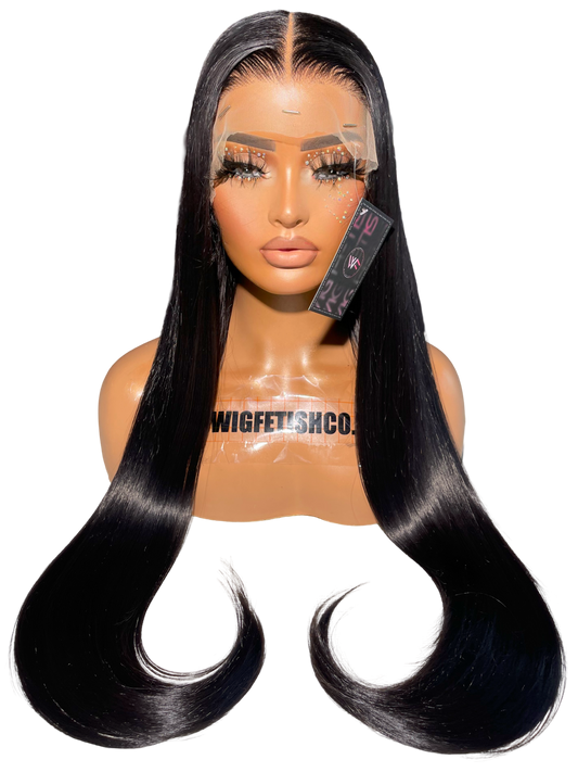HD LACE 13x6 Pre-Plucked 30” Synthetic Blend Lace Frontal Wig - Unit KIM (PRE ORDER)