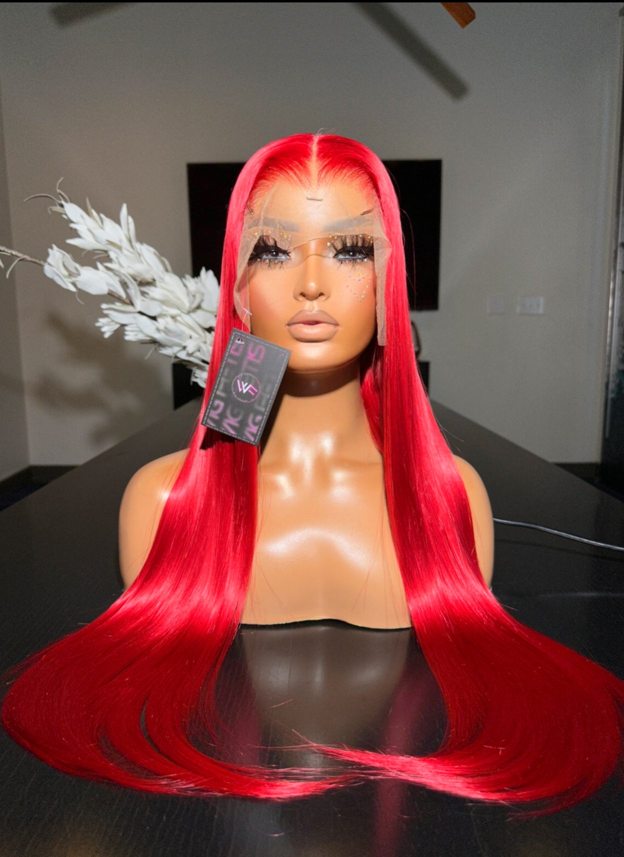 26” Synthetic Blend Heat Resistant Lace Frontal Wig - Unit WFC 34